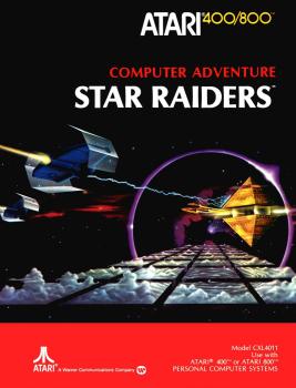 Cover of Atari 400/800 Star Raiders.